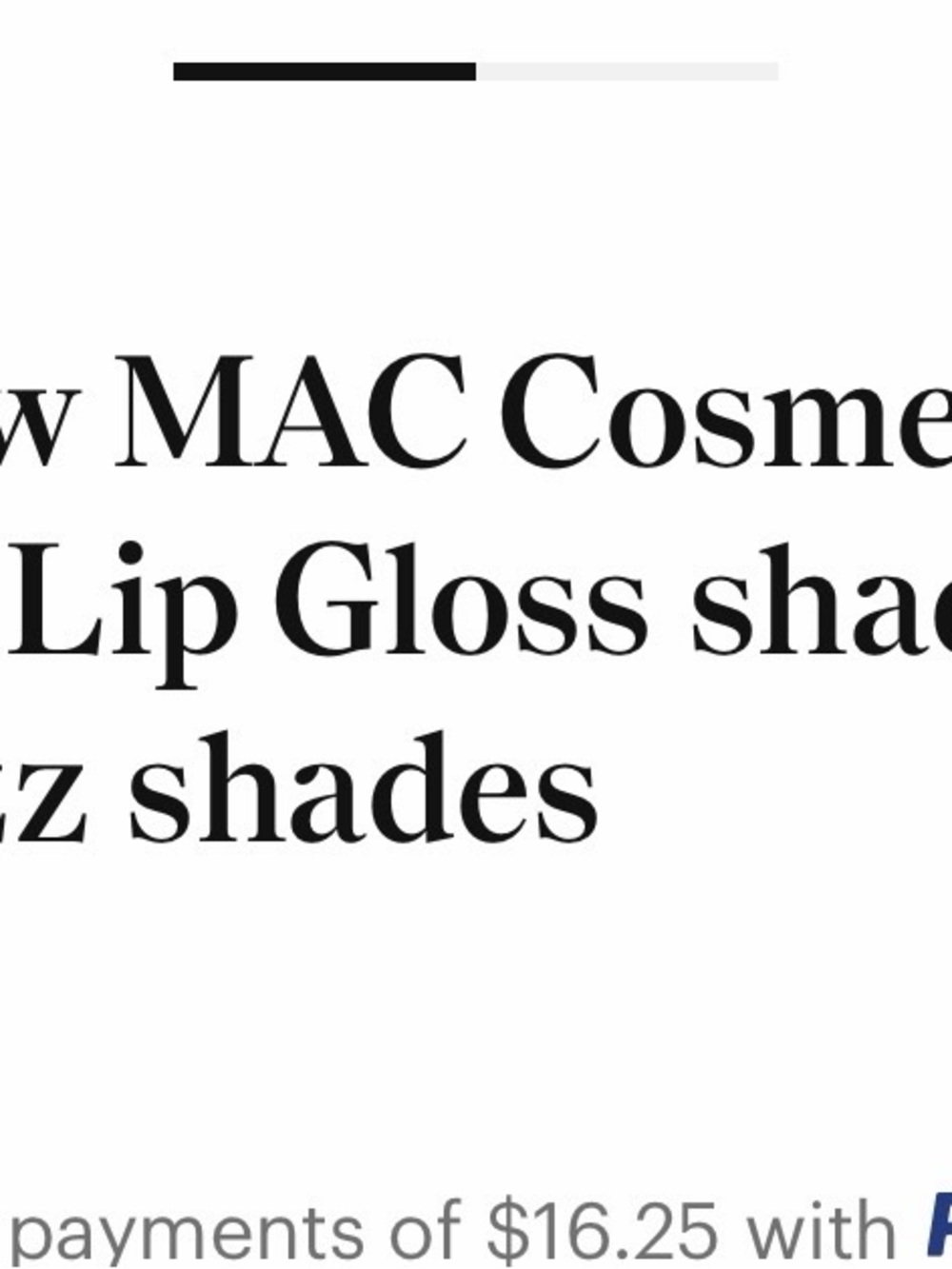 MAC Cosmetics Plushglass Lip Gloss in Shimmery Nude Gold color nice buzz - Picture 2 of 2